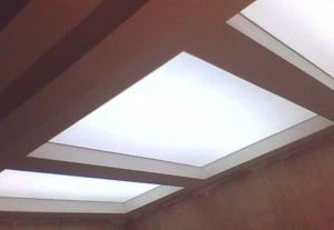 PVC Plafonul de film moale translucid, dar nu orbitor